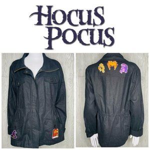 Hocus pocus Sanderson sister Croft & barrow hand crafted jacket XL embroidered